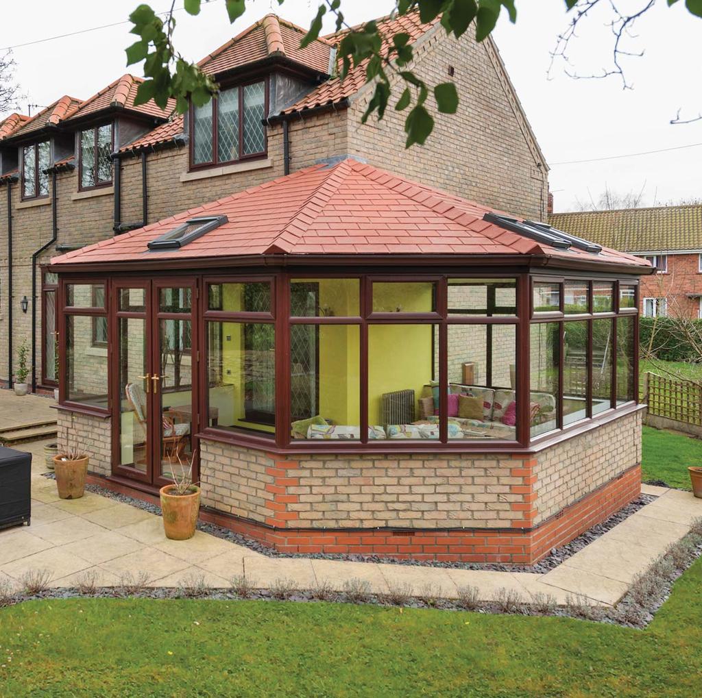 EDWARDIAN CONSERVATORY Solid roofs for