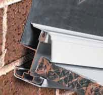 Perfect lead flashing The starter bar is designed to leave a perfect lead flashing line seamlessly