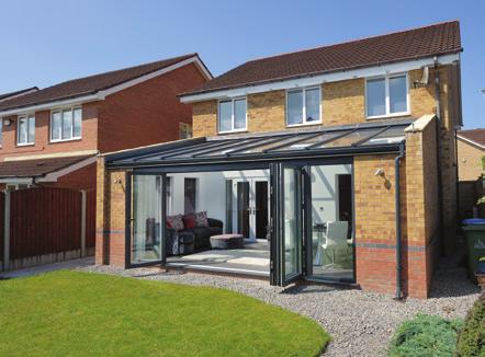 Your standard conservatory can be given an orangery feel with the LivinRoom pelmet internally.