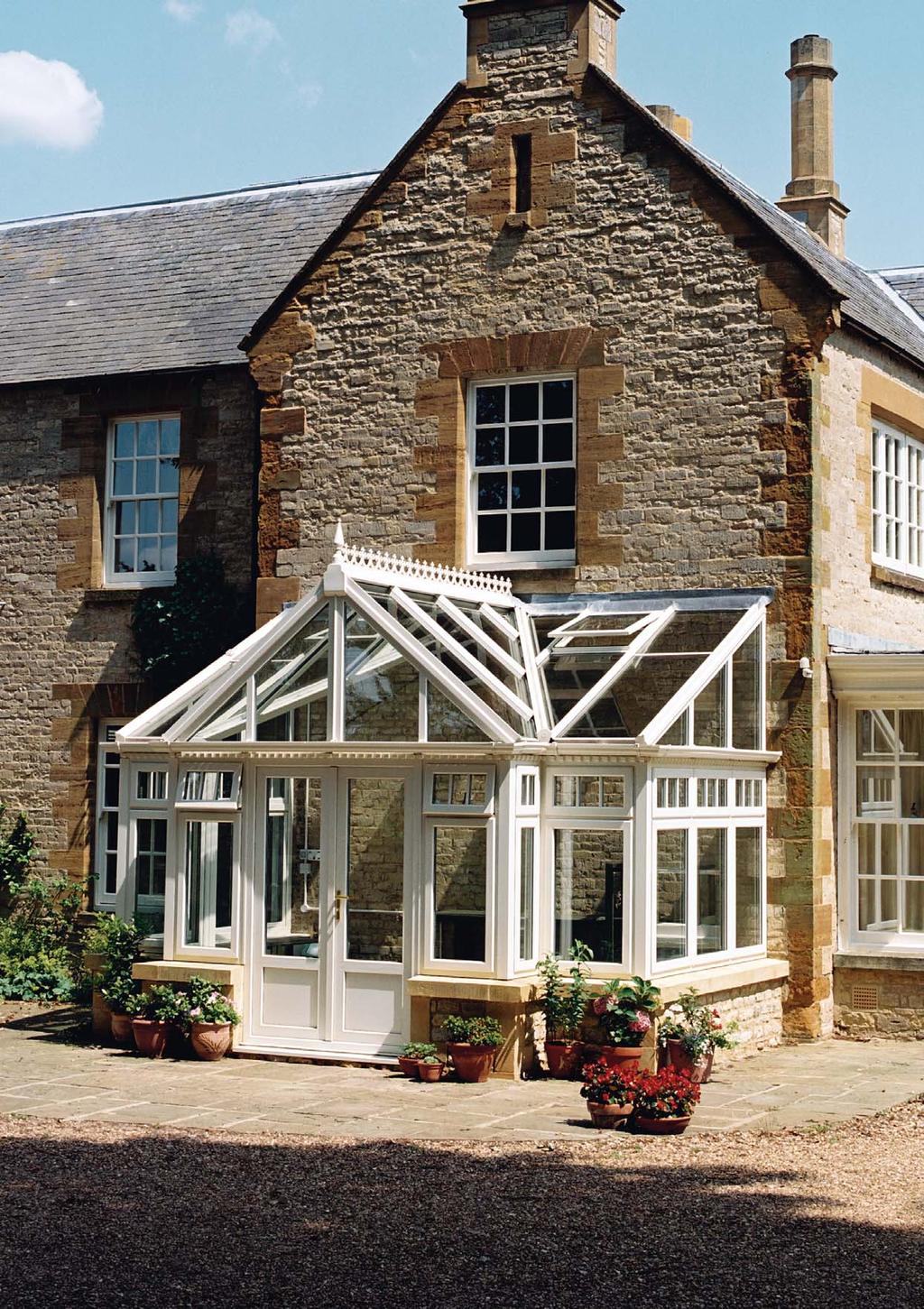 The P & T shapes take their name from the plan view of each design The ideal style for a larger conservatory, a P-shape can combine for example a lean-to and a Victorian, to create a versatile style