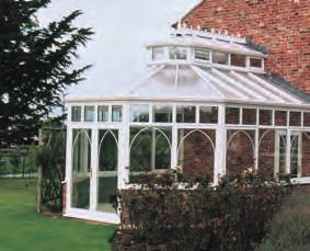 A gable-fronted conservatory adds a sense of grandeur to any home.