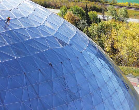 PROJECTS Titan Erects One of Canada s Largest Geodesic Domes We are proud to have played a major role in the