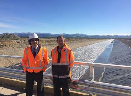 providing a continuous water deforming barrier. INTERNATIONAL ROUND-UP New Zealand Irrigation Channel! Titan product has made its way around the world to New Zealand.