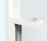 n Fusion-welded sashes and frame add strength and boost thermal performance. n Insulated glass panels with optimum thermal air space featuring warm-edge spacer system.