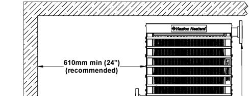 2. Louvers may be adjusted to provide greater downward deflection of the discharge air. However, it is recommended that louvers not be set less than 15 degrees from the closed position.