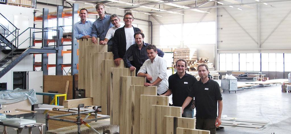 Prototypes were made working with the italian timber company and swiss contractors at