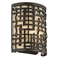 Kichler Bath Lighting 2013 KBIS 3 Loom Loom Kichler s Loom one-light wall sconce combines classic, mission lines with the