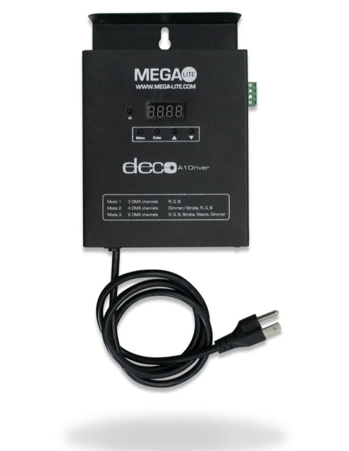 Specifications Part Numbers Fixture 5025 Deco A1 Driver Mechanical Specifications Fastening System: Display: Power Connection: Housing: Connection: Wall & Ceiling mount kit Digital Cable Mounted