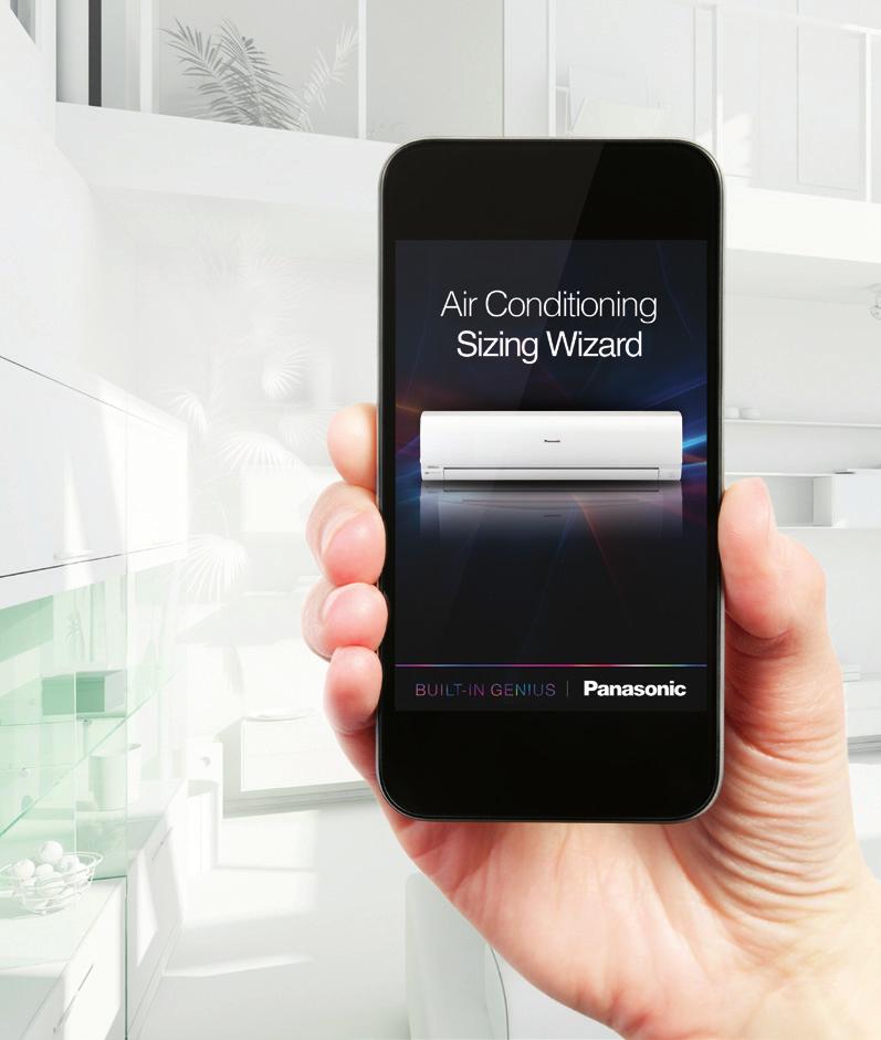 PANASONIC SIZING WIZARD APP The Panasonic Air Conditioning Sizing Wizard makes choosing the right air conditioner easier.
