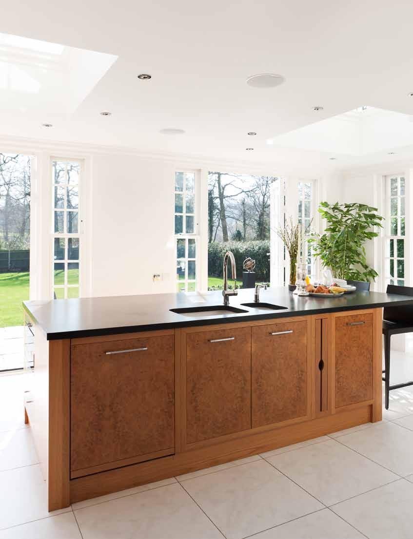 THE property This modern five-bedroomed property in Keston Park, Greater London needed a masculine interior that complemented the building s architecture while embracing the owner s love of classic
