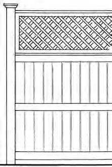 Rear/Side Yard Fences & Screens Rear/side yard fences and
