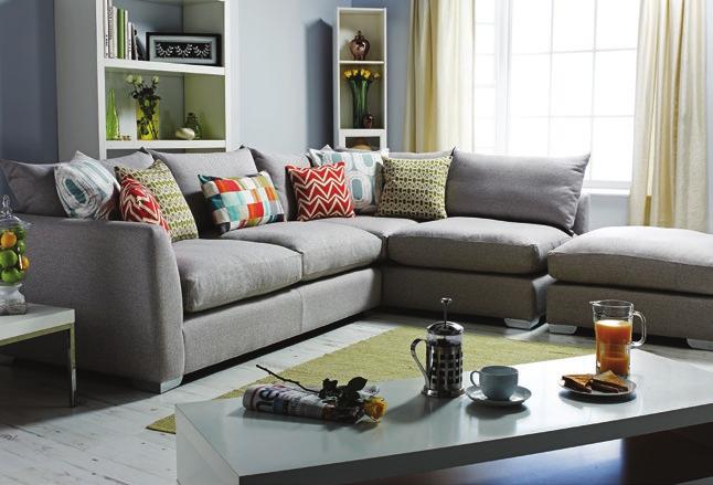 956 20% LOFT Corner Sofa in Grade A Fabric