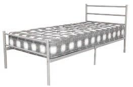 3 Leanne Bed Silver 3ft