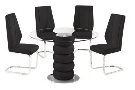 590 Majuba Dining Set PU Body with a stainless steel