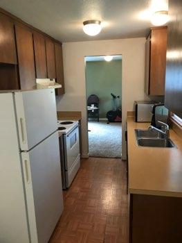 1. Kitchen Room Kitchen Walls and ceilings appear in good condition overall. Heat register present. Accessible outlets operate. Light fixture operates.