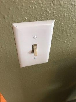Electrical Light switch did not operated receptacles.