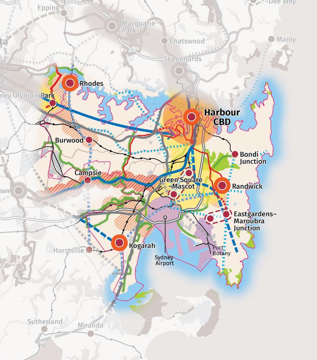 Connecting 7 Communities Sydney Metro West Fast and frequent connection between Greater Parramatta and the Harbour CBD WestConnex Part of an integrated transport plan to keep Sydney moving easing