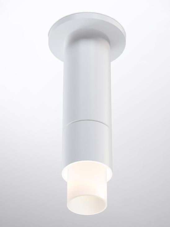 Concealing the same powerful technology of our Nano downlight series, the Nano Cylinder offers a beautiful solution for open or inaccessible ceilings and architectural accents now with