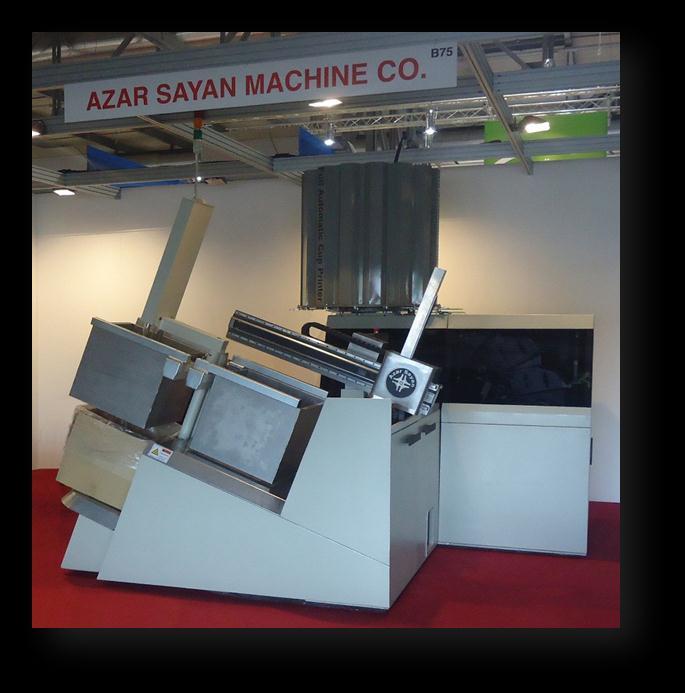 This stacker is a complete machine as it counts and stacks any size of cups (especially short cups) and leads them on the output tray; or leads the counted stacks to the robotic arm as sorted.