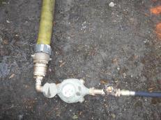 Associated Earth Sciences 70 ECOLOGY SMALL-SCALE PIT METHOD Hydrant Fire Hose Flow Meter To Pit Regulate flow (Ex.