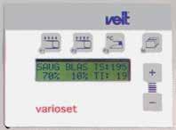 VEIT COLD IRONING TECHNOLOGY FOR VARIOSET AND VARIOLINE Thanks to the combination of powerful blowing with a