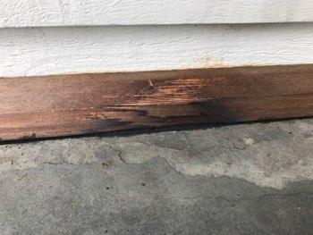 Soffit decaying at areas, recommend