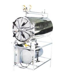 Horizontal High Pressure Cylindrical Steam Sterilizer, Single door, electrically operated Parameter: Operating pressure : 1.2 to 1.