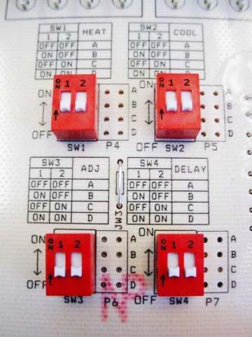 APPENDIX A - CHECK OUT AND ADJUSTMENTS Table A-6 ECM Blower Set-Up (HTLV) Dip Switch Adjustment Chart For Input 0.75 USGPH TO 0.95 USGPH SW1 - HEAT SW2 - COOL DIP Switch Position POS.