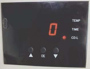 If the real temperature is lower than digital controller shown, you can adjust the hot