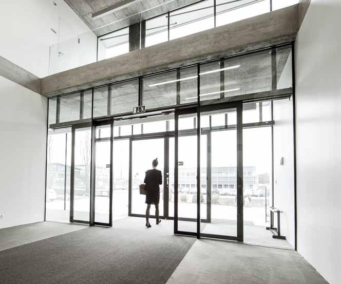 AUTOMATIC SLIDING DOORS ESCAPE ROUTE SOLUTIONS Just as we require convenient access to buildings and rooms, we also need a reliable way of getting out fast in the event of an emergency.