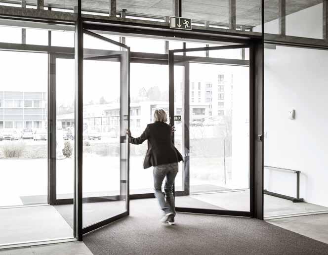Key advantages TUV tested Suitable for fire escape routes Ideal for creating large openings On a day-to-day basis the break-out door opens reliably to provide trouble free access.