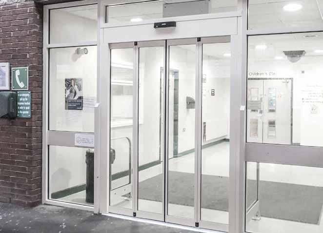 open. Key advantages Versatility suited to intensive applications Clear opening width up to 1600mm Optional insulated glass or safety glass