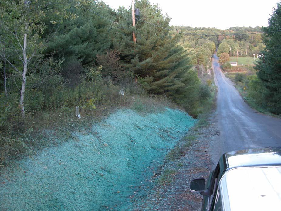 Use hydroseeding immediately after ditching Hydroseed early in the season to allow sufficient growing time, and not