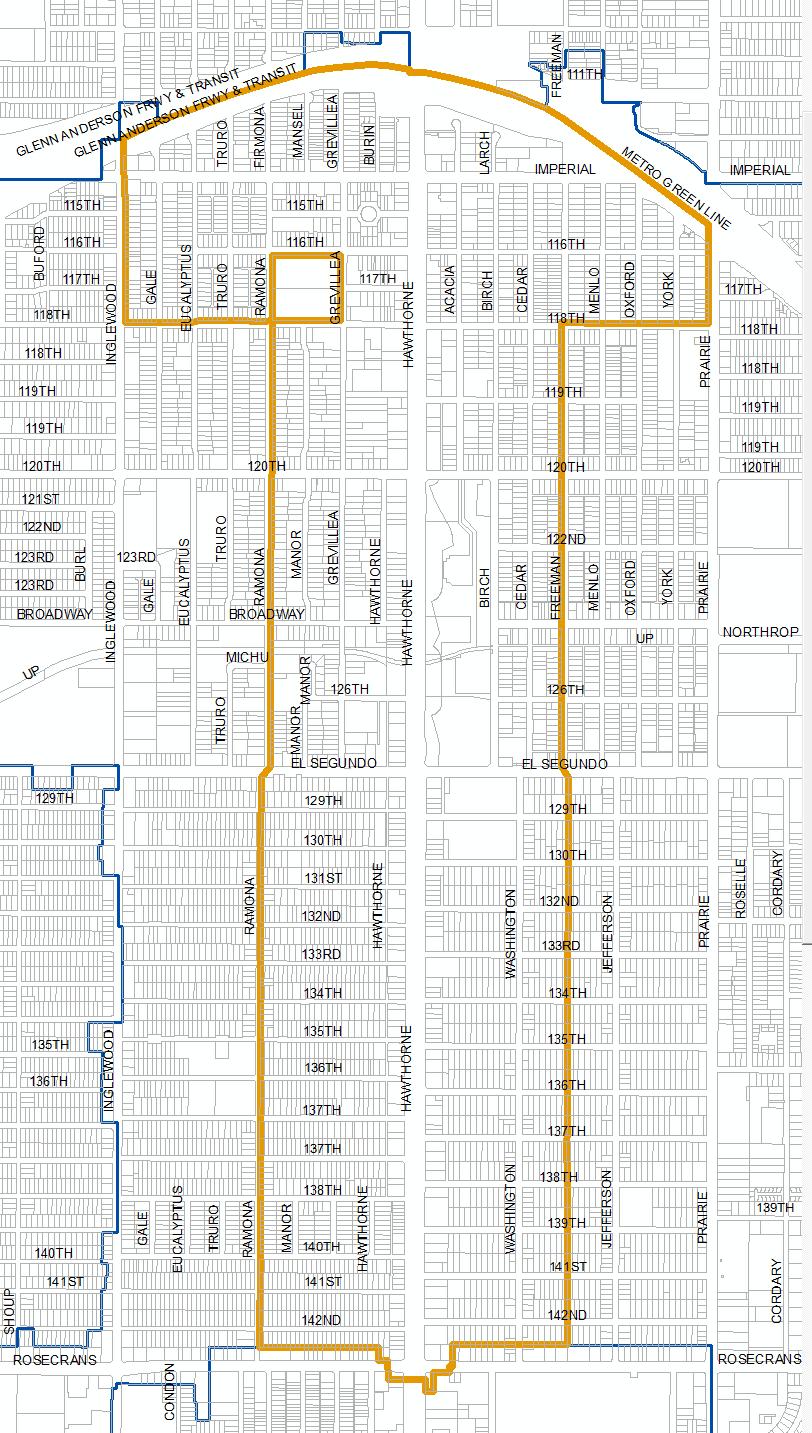 EXHIBIT A Map of the Downtown