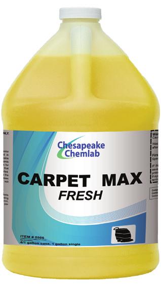 Gallon Case CARPET MAX WILD CHERRY ODOR OUT, DUMPSTER DEODORIZER Contains stain