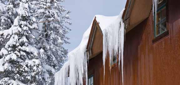 Snow Country Precautions Heavy snow and ice falling from roofs can damage natural gas meters, regulators, and associated natural gas piping.