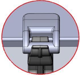 Note: it is possible to separate the two hinge reflector lends from