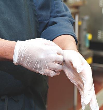 Other Hand-Care Guidelines Use Gloves Correctly: Wash your hands before putting on gloves when starting a new task. Gloves Should be Changed: As soon as they become dirty or torn.