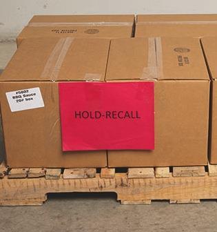 Storing Food Safely Handling Recalled Food: Ask your director or supervisor how to handle recalls at your