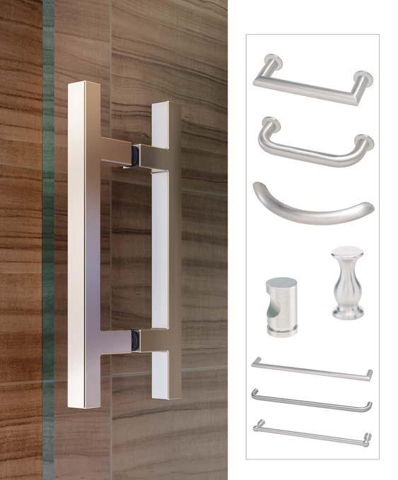 decorative hardware options GlassCrafters provides a variety of
