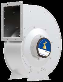 ZAvblue Housing fan ZApilot Free running ZAvblue impeller with 7 backwards-curved, fluted blades in frame sizes 175 to 630 mm. Impeller made of high-performance composite material.