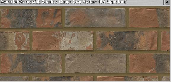 Your home includes mortar in a natural color as standard.