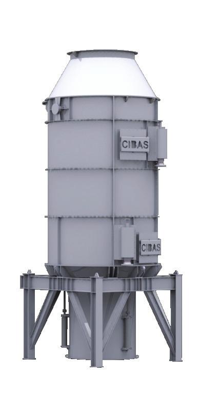 CiBAS weight is 21 tonne lighter per unit CiBAS