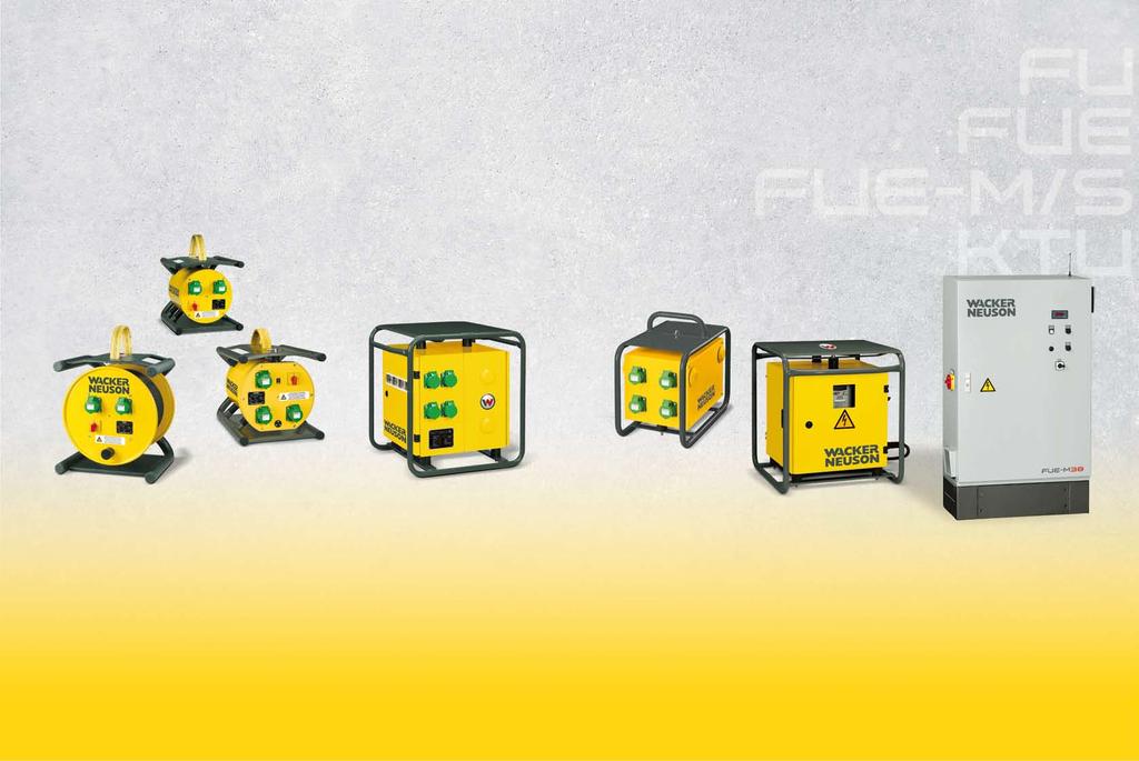 Performance that's a sight to see: Wacker Neuson s electric power supply and control technology.