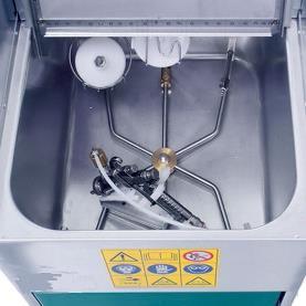 clean thinner fed by extra diaphragm pump Final rinse with nebulizer and clean thinner ATEX Dimensions