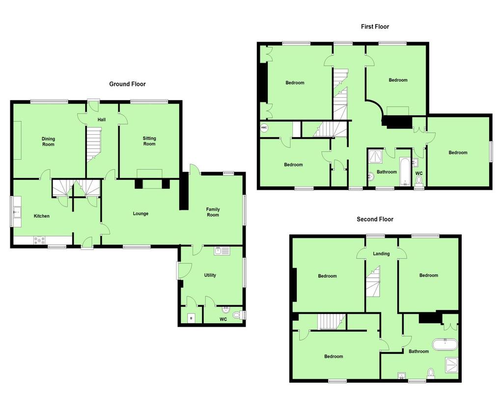 Floor Plan - Annex Floor Plan - House N.B. All measurements are approximate.