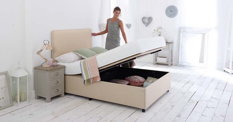 SAVANNAH Electric Half Ottoman FULLY ELECTRIC OPERATIONAL CHILD LOCK FEATURE Available in Grey, Cream & Brown Designed to fit in the popular upholstered bed trend the Savannah is unique With clean