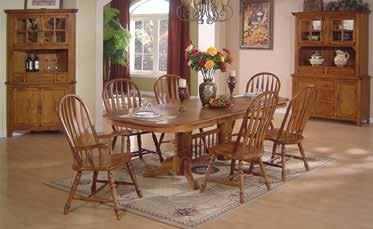 double pedestal table with
