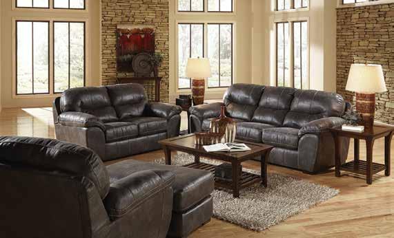 Traditional wood trim sofa with