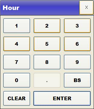Value entry To enter a value, drag the cursor to the value using the wheel and then touch the selection key or the screen.